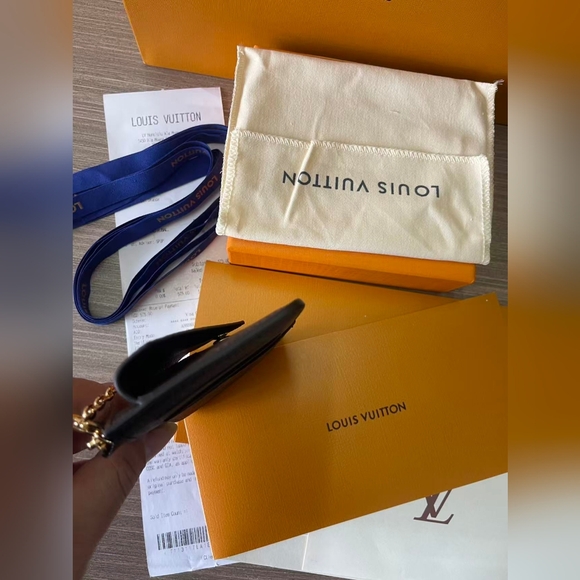 Louis Vuitton Monogram Recto Verso Card Holder Black 564537  Louis Vuitton Card Holder Recto Verso